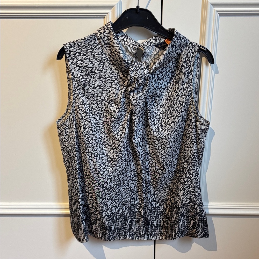 Brooks Brothers Sleeveless Silk Blouse